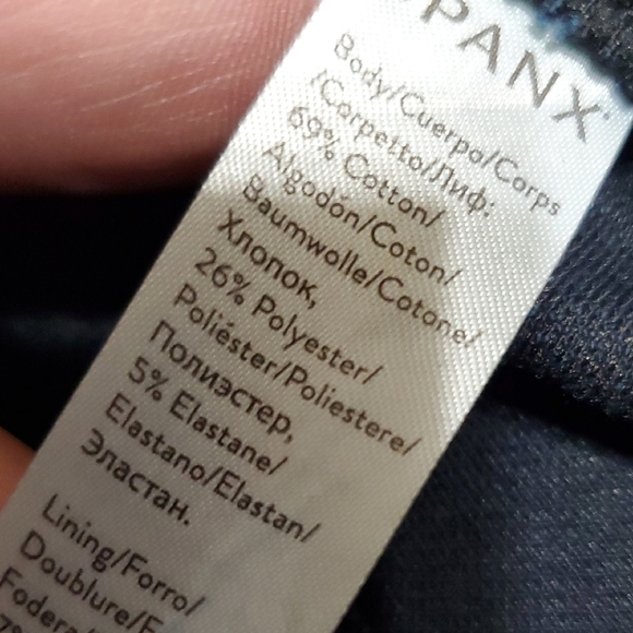 SPANX Women's Skinny Jeans - Dark Blue Leopard Print - Picture 7 of 9